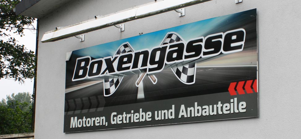 Die Boxengasse in Waldbröl